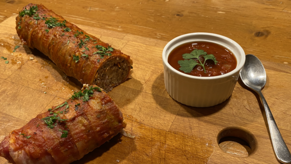 Italiaans gehaktbrood met Napolitaanse marinara